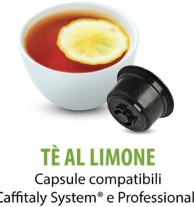 capsule caffitaly compatibili 60 cialde tè al limone