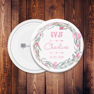 Badge Témoin EVJF (Enterrement Vie de Jeune Fille)