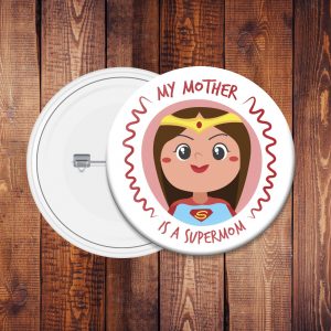 Badge Fête des mères (supermom)