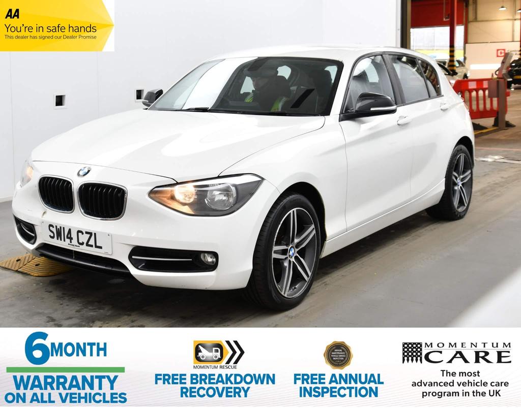 BMW 1 Series 1.6 116i Sport Euro 6 (s/s) 5dr Petrol / ULEZ COMPLINT / 1 Year MOT Inc / 6 Months Warranty Inc / 12 Months AA Breakdown Cover Inc