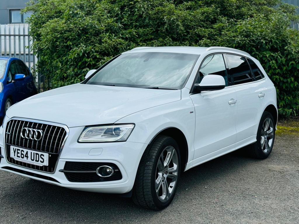 Audi Q5 2.0 TDI S line Plus S Tronic quattro Euro 5 (s/s) 5dr YE64UDS  2014 (64)  74,000 miles Diesel Automatic White 4 owners Car