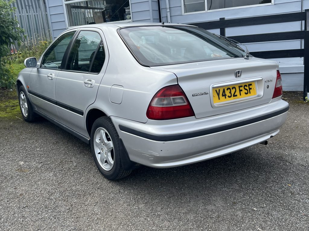 Honda Civic 1.4 S 5dr (a/c) Y432FSF  2001 (Y)  78,400 miles Petrol Automatic Silver 4 owners Car