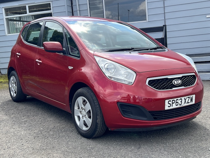 Kia Venga 1.4 EcoDynamics 1 Euro 5, 2013 (63),  70,300 miles, Petrol / Manual / Red 1 owner / Car / ULEZ