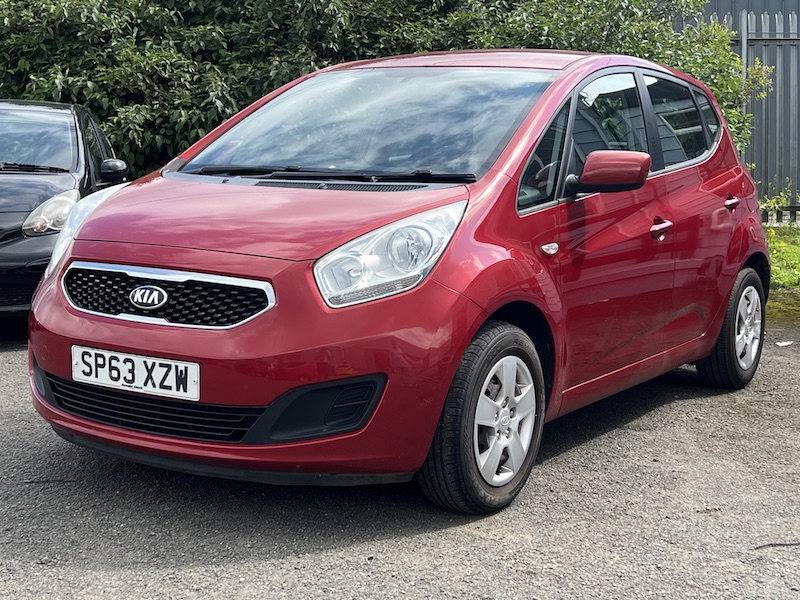 Kia Venga 1.4 EcoDynamics 1 Euro 5, 2013 (63),  70,300 miles, Petrol / Manual / Red 1 owner / Car / ULEZ