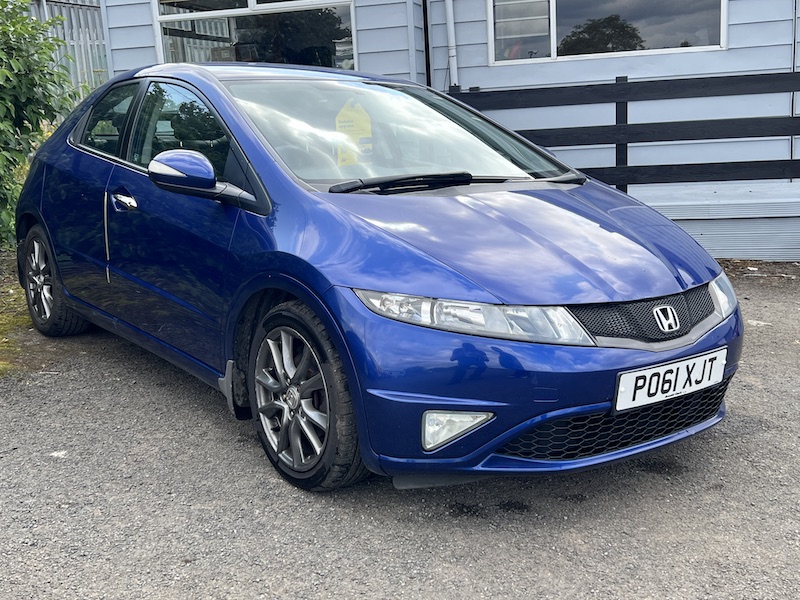 Honda Civic 1.8 i-VTEC Si 5dr PO61XJT  2011 (61)  46,000 miles Petrol Automatic Blue 5 owners Car ULEZ