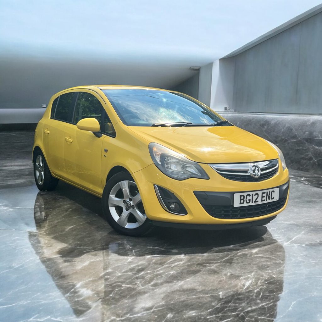 Vauxhall Corsa 1.2 16V SXi Euro 5 5dr (A/C) BG12ENC  2012 (12)  61,000 miles Petrol Manual Yellow 3 owners Car ULEZ