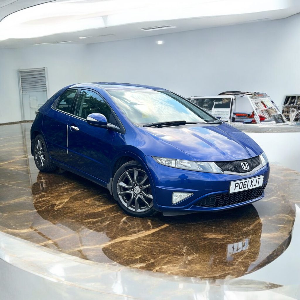 Honda Civic 1.8 i-VTEC Si 5dr PO61XJT  2011 (61)  46,000 miles Petrol Automatic Blue 5 owners Car ULEZ