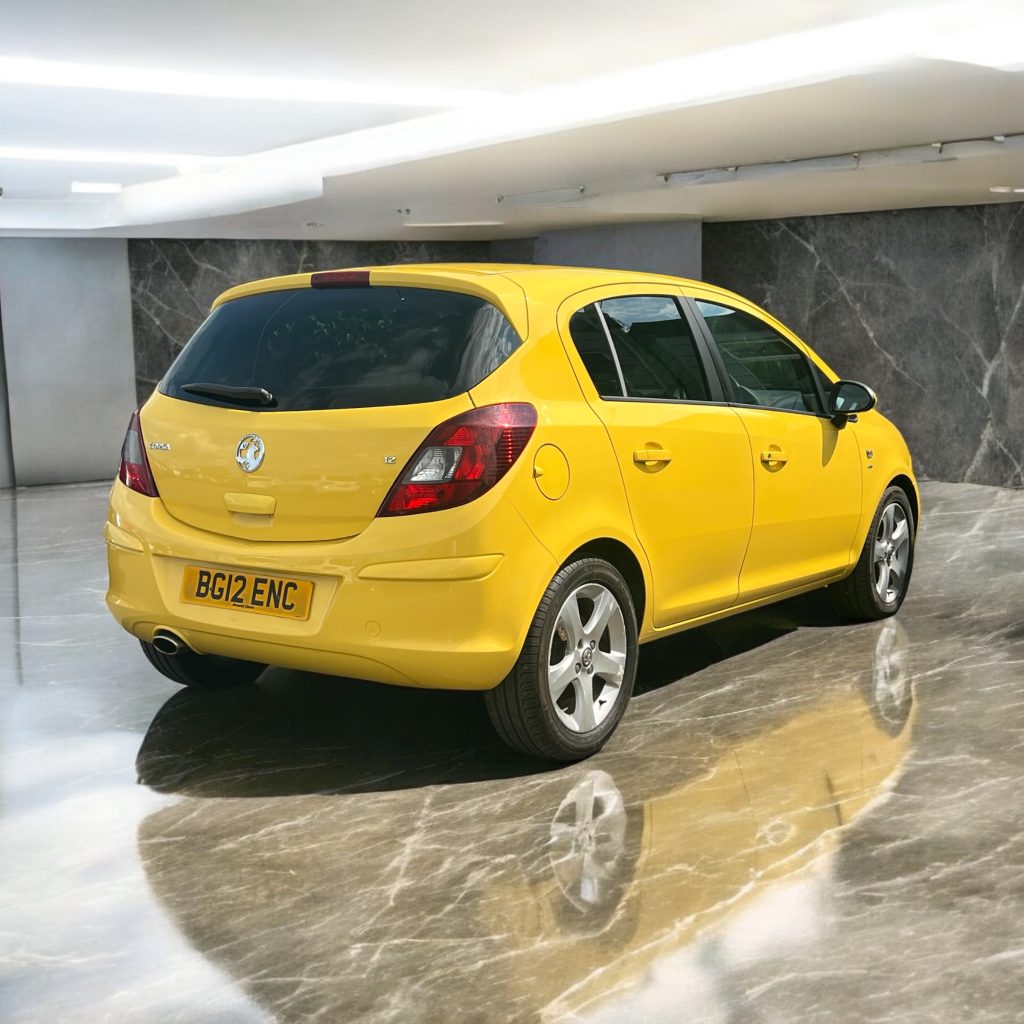 Vauxhall Corsa 1.2 16V SXi Euro 5 5dr (A/C) BG12ENC  2012 (12)  61,000 miles Petrol Manual Yellow 3 owners Car ULEZ