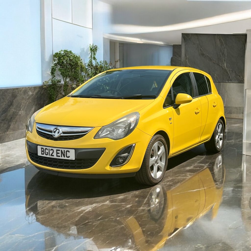 Vauxhall Corsa 1.2 16V SXi Euro 5 5dr (A/C) BG12ENC  2012 (12)  61,000 miles Petrol Manual Yellow 3 owners Car ULEZ