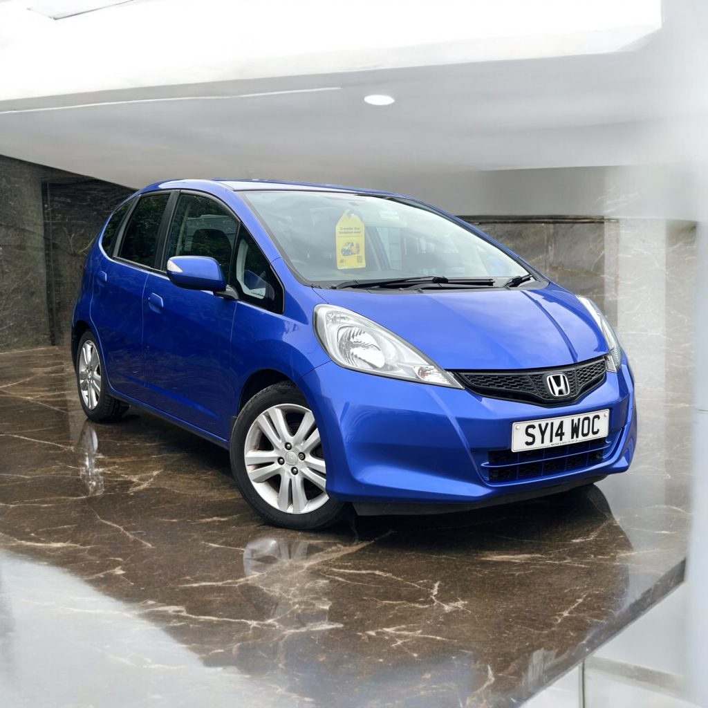 Honda Jazz 1.4 i-VTEC ES Plus Euro 5 5dr SY14WOC  2014 (14)  89,200 miles Petrol Manual Blue 1 owner Car ULEZ