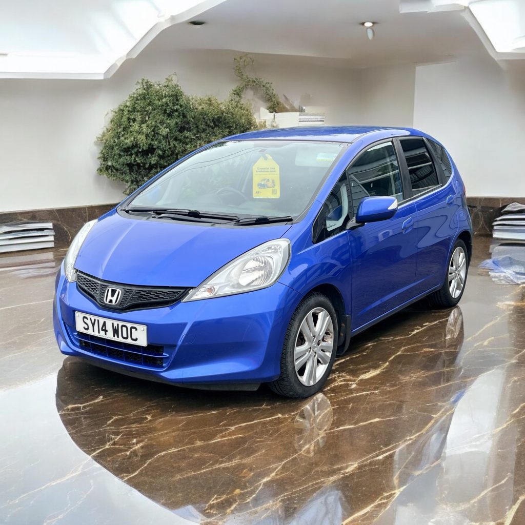 Honda Jazz 1.4 i-VTEC ES Plus Euro 5 5dr SY14WOC  2014 (14)  89,200 miles Petrol Manual Blue 1 owner Car ULEZ