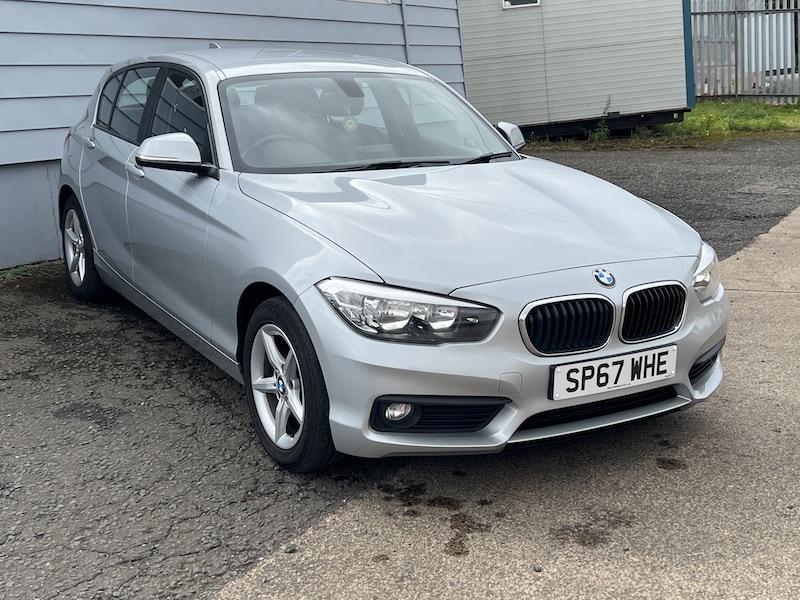 BMW 1 Series 1.5 116d SE Euro 6 (s/s) 5dr SP67WHE  2017 (67)  69,500 miles Diesel Manual Silver 2 owners Car ULEZ