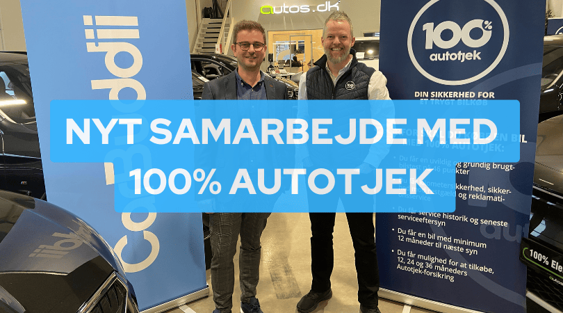 100% Autotjek og CarBuddii indgår digitalt samarbejde