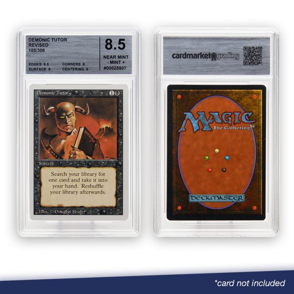 graded magic: the gathering card front and back view