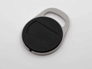 RFID Keyfob mit Metallring und EM 4200 / 125 KHz Transponder (Set à50stk.)