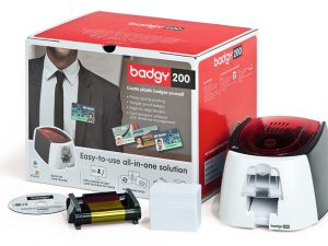 Evolis Badgy 200 Plastikkartendrucker Set