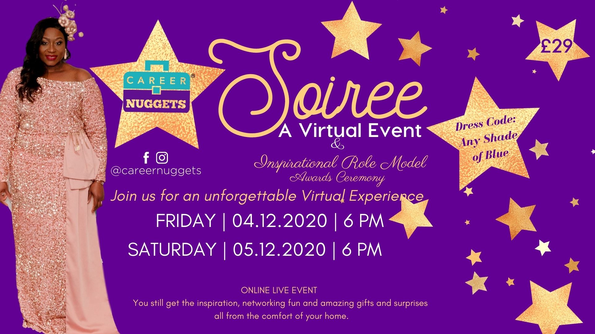 Career Nuggets Soiree Virtual Live Event Career Nuggets