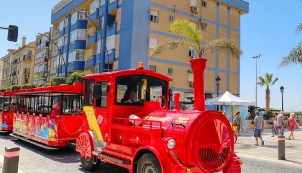 The tourist train in Denia