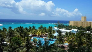 : A view of a luxurious resort in Ocho Rios