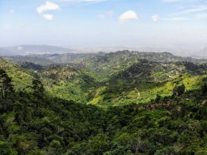 Picture of mountains in Jamaica 