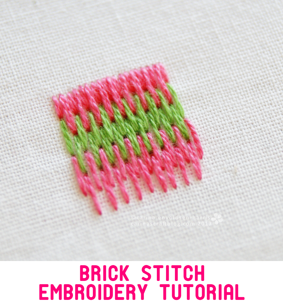 Stitch Tutorial Brick Stitch Carina's Craftblog