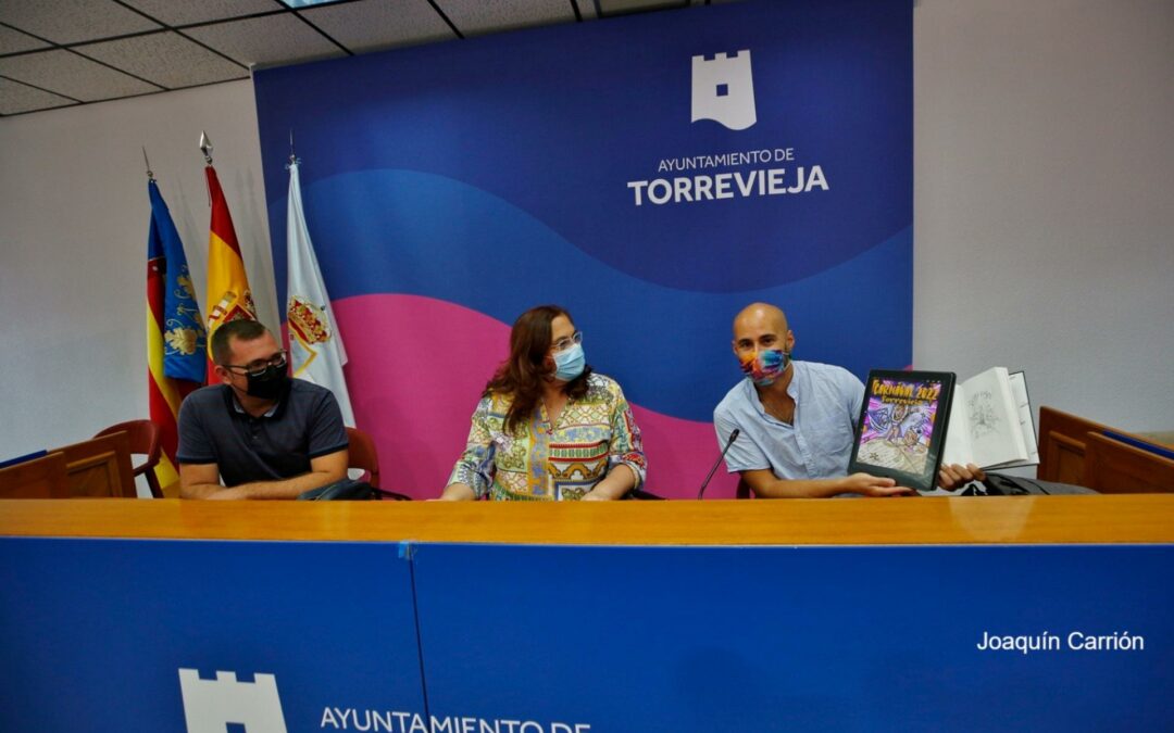 PRESENTADO EL CARTEL ANUNCIADOR DEL CARNAVAL DE TORREVIEJ 2022, QUE SE CELEBRARÁ DEL 4 DE FEBRERO AL 6 DE MARZO