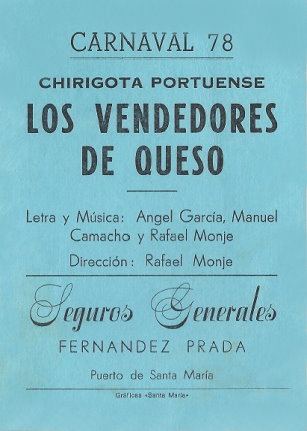 Portada de su Cancionero.