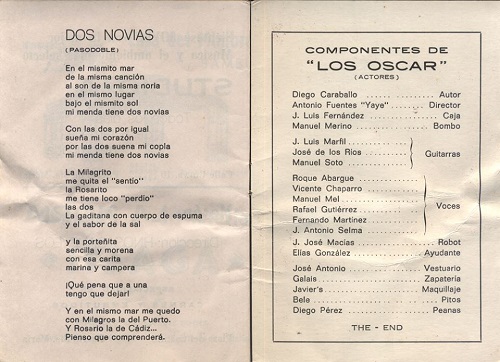 Los Oscar - Cancionero