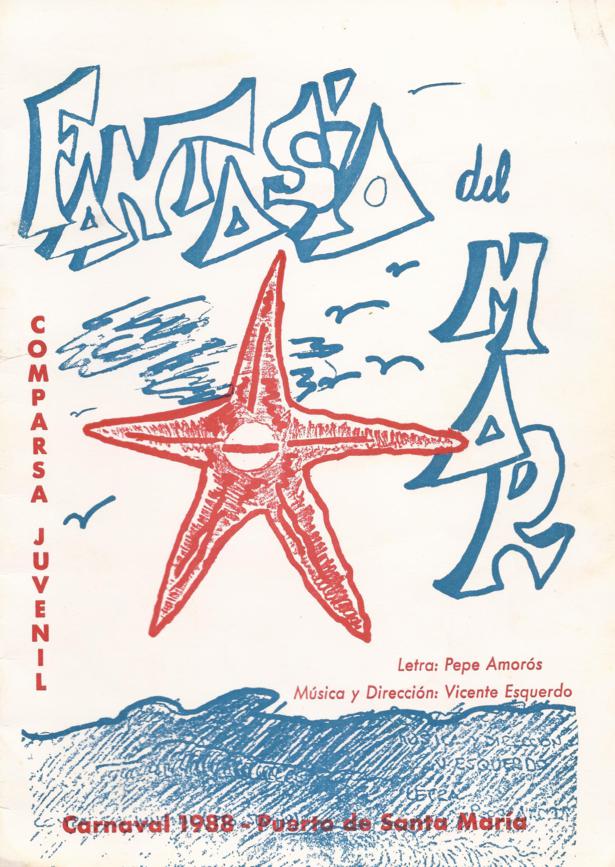 Fantasía del Mar - Portada de su Cancionero