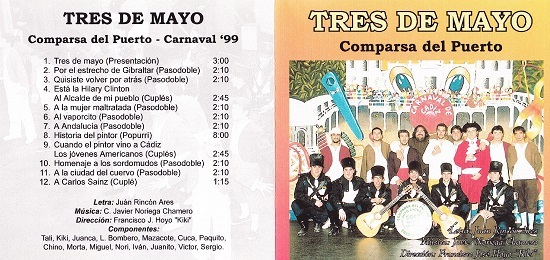 Tres de Mayo - Carátula del CD