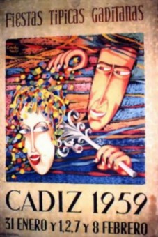 Cartel Oficial de Cádiz 1959