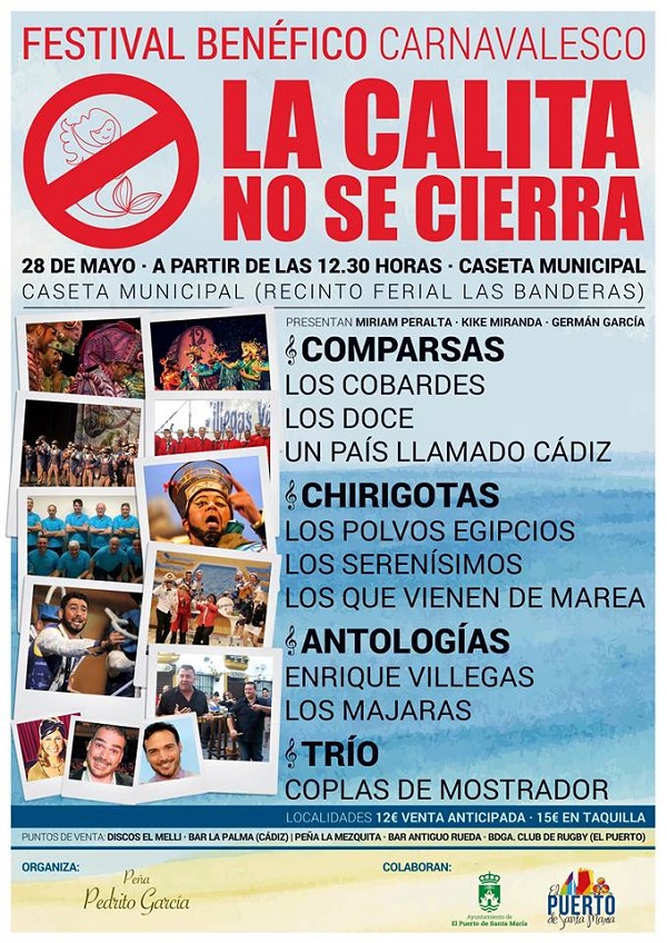 La Calita no se cierra - Cartel