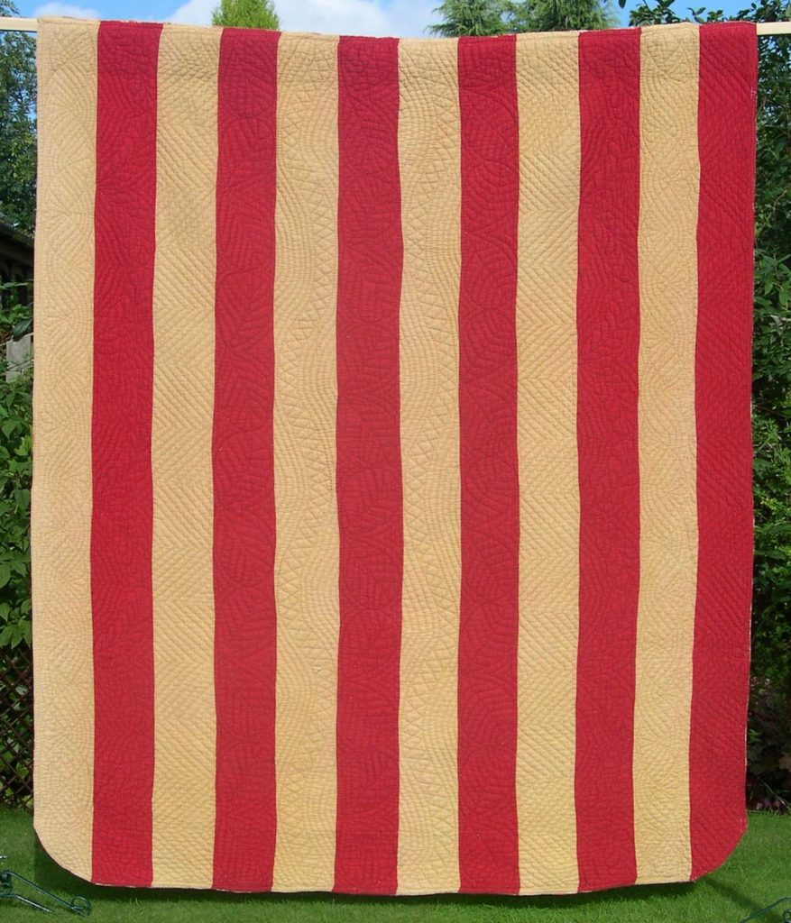 Ten strips of alternating colours