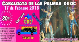carroza carnaval canario-Cabalgata Las Palmas-80€