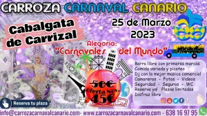 Entradas Carroza Carnaval Canario Cabalgata Carrizal 2023