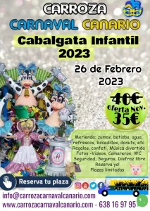 Tickets Carroza Carnaval Infantil Las Palmas de Gran Canaria 2023