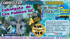 Entradas Carroza Carnaval Canario Cabalgata Las Palmas GC 2023