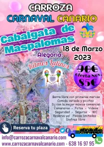 Tickets Carroza Carnaval Maspalomas 2023