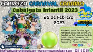 Entradas Carroza Carnaval Canario Cabalgata Infantil 2023