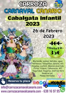 Entradas Carroza Cabalgata Infantil de Las Palmas Gran Canaria 2023