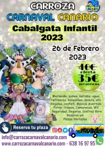 Entradas Carroza Carnaval Infantil Las Palmas 2023