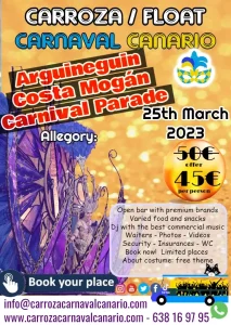 Float Parade Tickets Arguineguin Carnival 2023