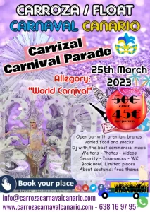 Float Parade Tickets Carrizal Carnival 2023