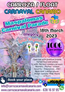 Float Parade Tickets Maspalomas Carnival 2023