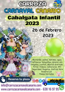 Float Parade Tickets Las Palmas Children Carnival 2023
