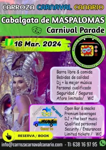 Tickets Carroza Cabalgata Carnaval Internacional de Maspalomas 2024