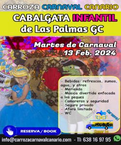Entradas Carroza Cabalgata Infantil Las Palmas GC 2024