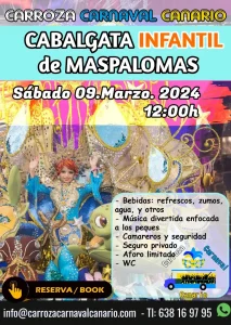 Entradas Carroza CABALGATA INFANTIL MASPALOMAS 2024