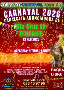 Carroza Carnaval Canario 2026-Tenerife
