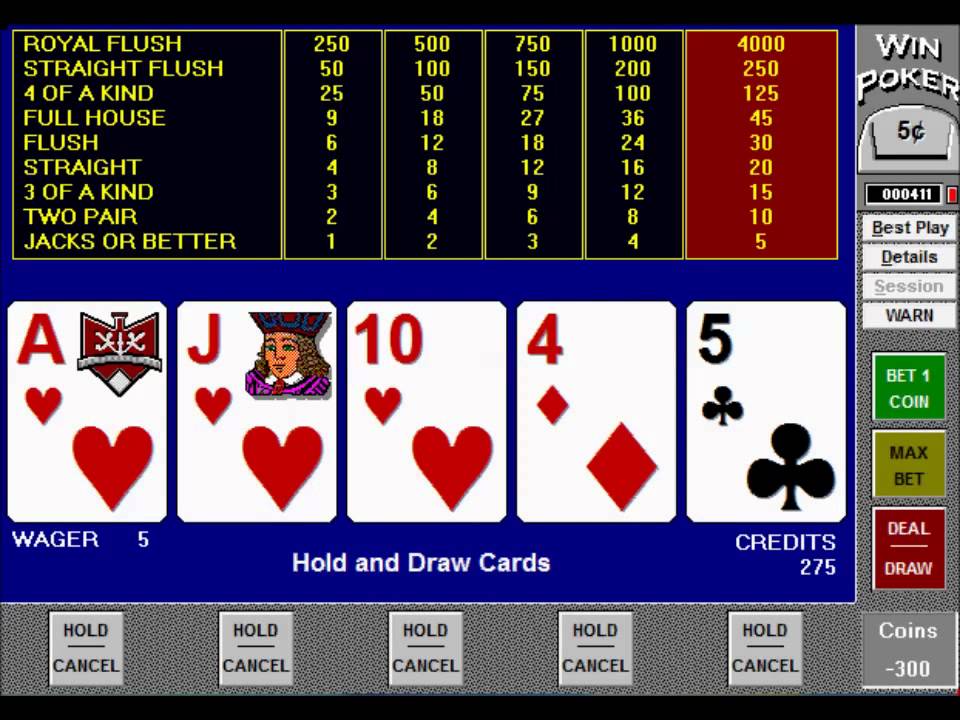 How Do You Play Jacks or Better Video Poker?